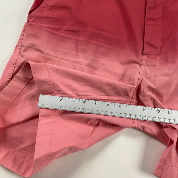 Vineyared Vines Island Shorts Mens 38 Hombre Dip Dyed Two Tones Pink Gradient - Picture 15 of 15